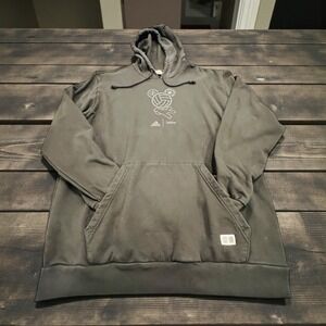 Adidas Disney Mickey Mouse Sports Graphic Hoodie Sweatshirt Men XL Grey